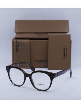 Burberry BE2356 3991 Round Eyeglasses 51mm - Havana